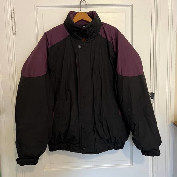 Members Only Other - MEMBERS Only Club House Traditions Down Black purple jacket M